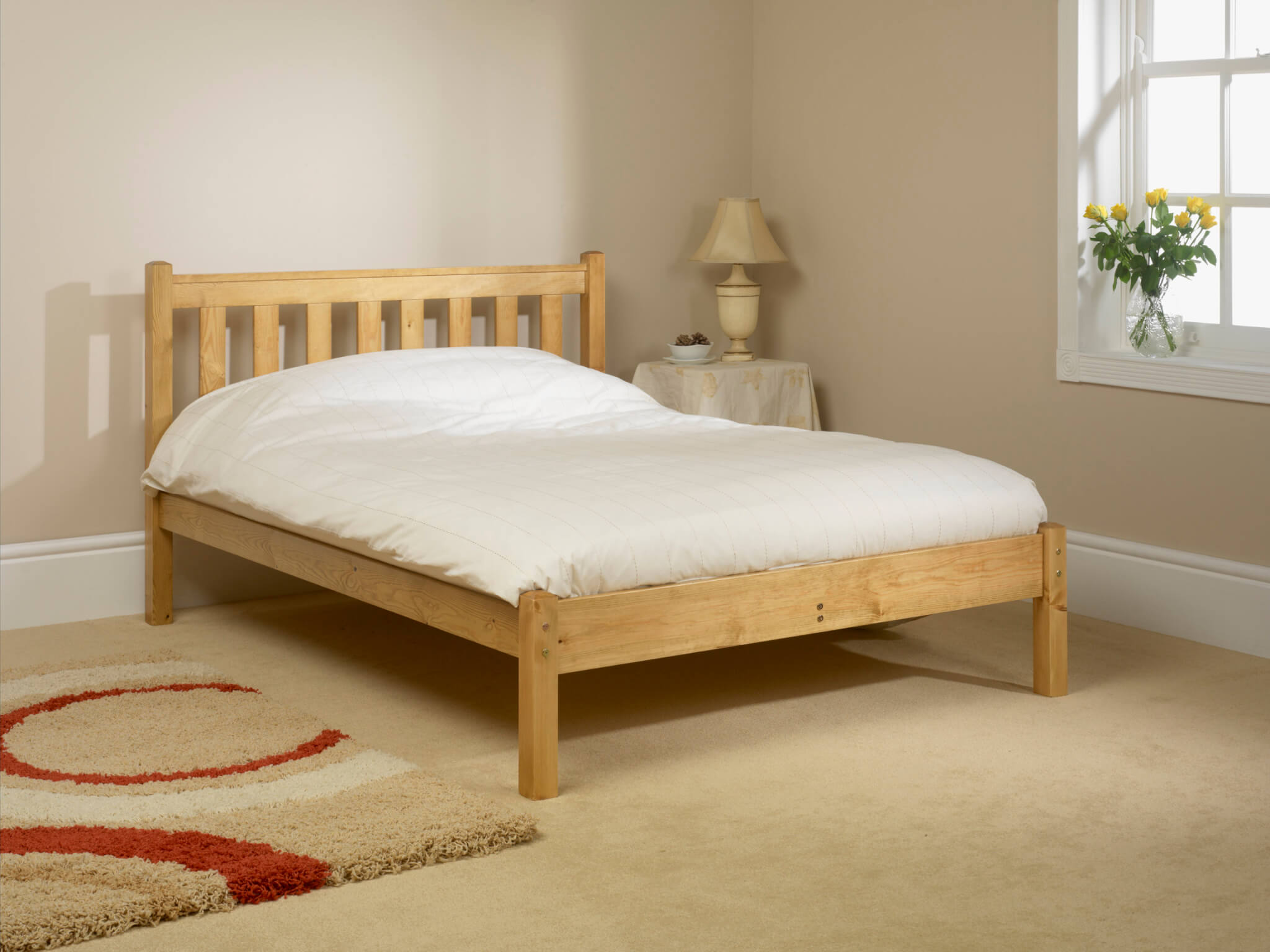 Caesar Wooden Bed Frame Bedknobs